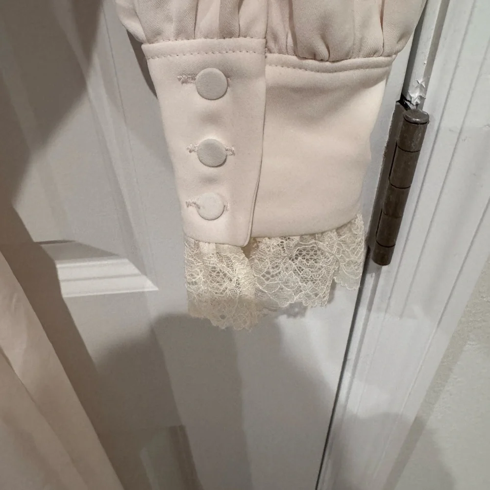 Antonio Melanie colab with Nicola Bathie Ivory Belted Jumpsuit - Picture 5 of 6